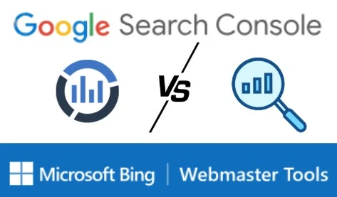 Grafik zu Google Search Controle vs Bing Webmaster tools